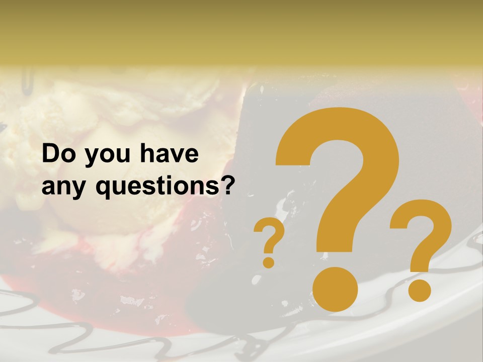 Delicious Brandy Chocolate PowerPoint Template