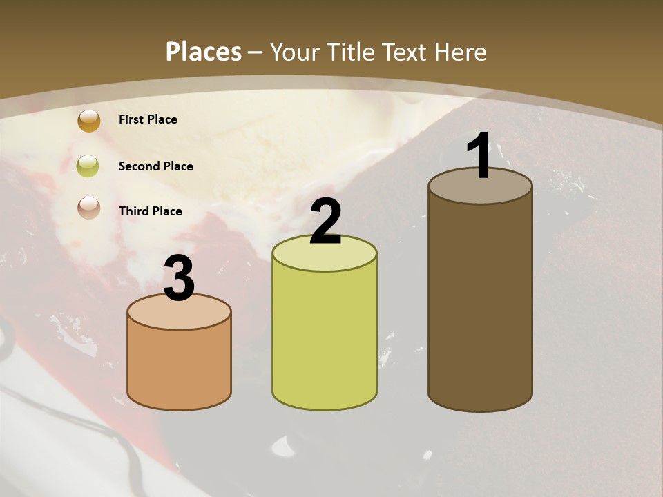 Cake Vertical Creamy PowerPoint Template