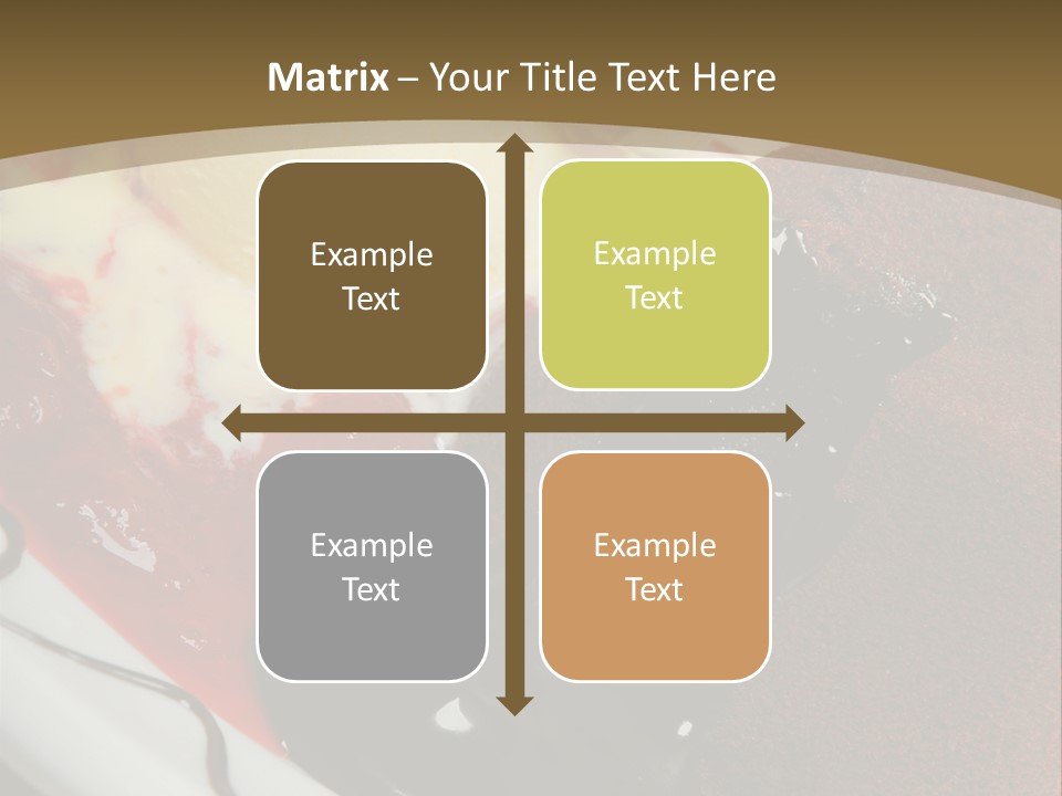 Cake Vertical Creamy PowerPoint Template