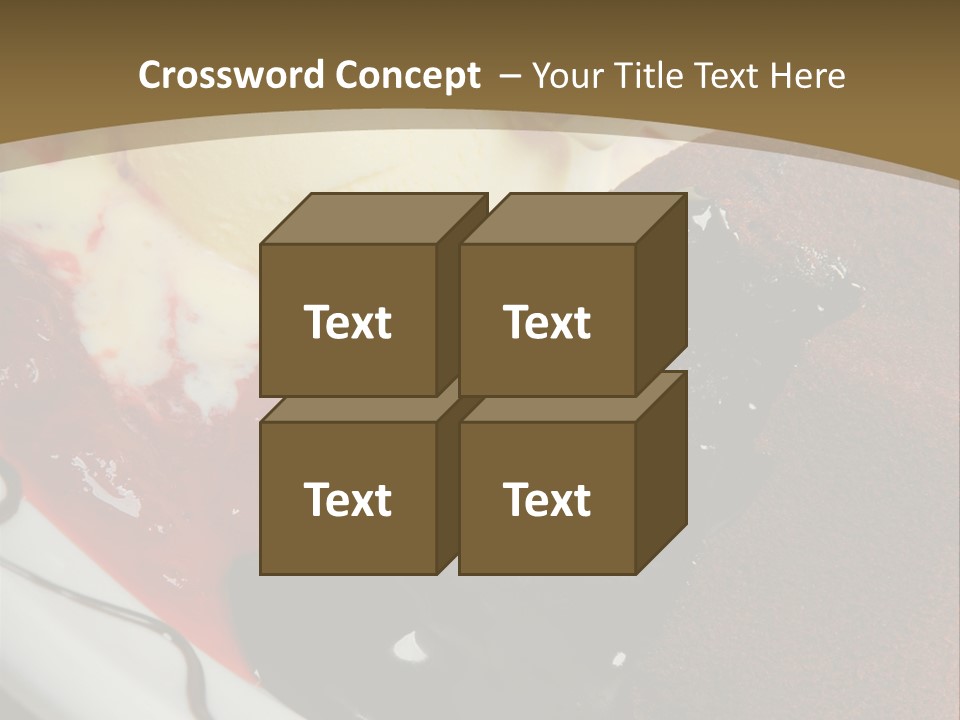 Cake Vertical Creamy PowerPoint Template