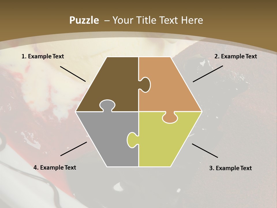 Cake Vertical Creamy PowerPoint Template