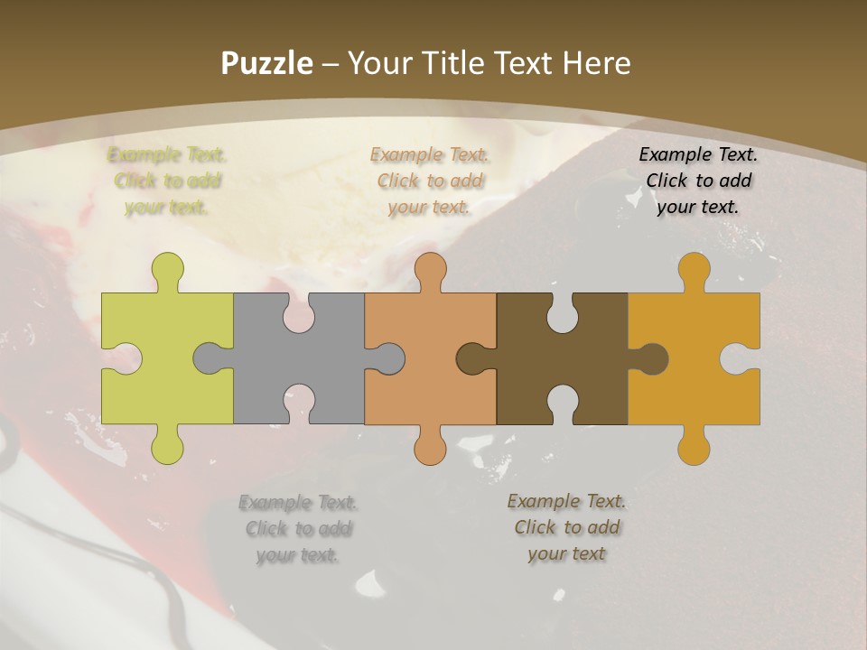 Cake Vertical Creamy PowerPoint Template