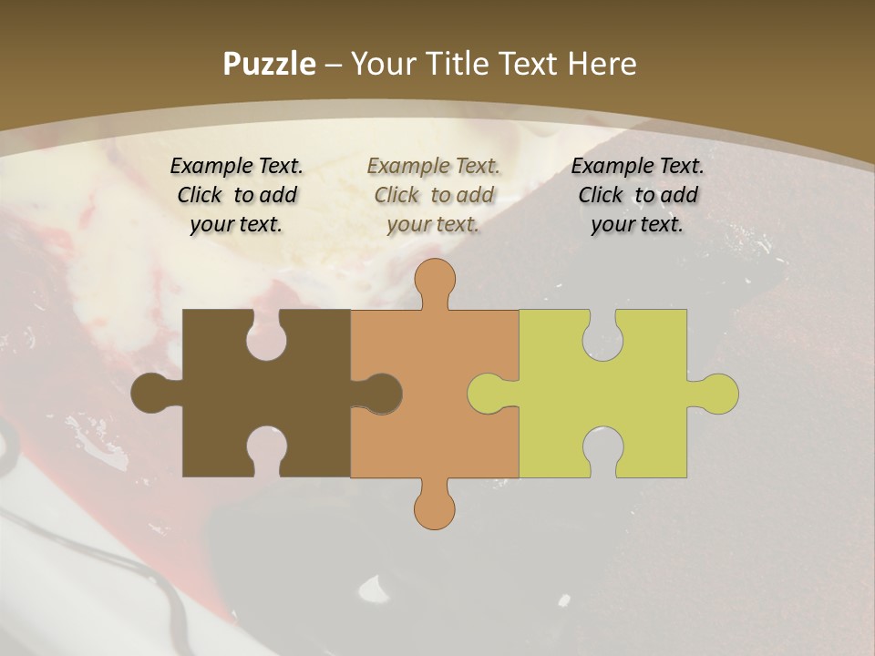 Cake Vertical Creamy PowerPoint Template