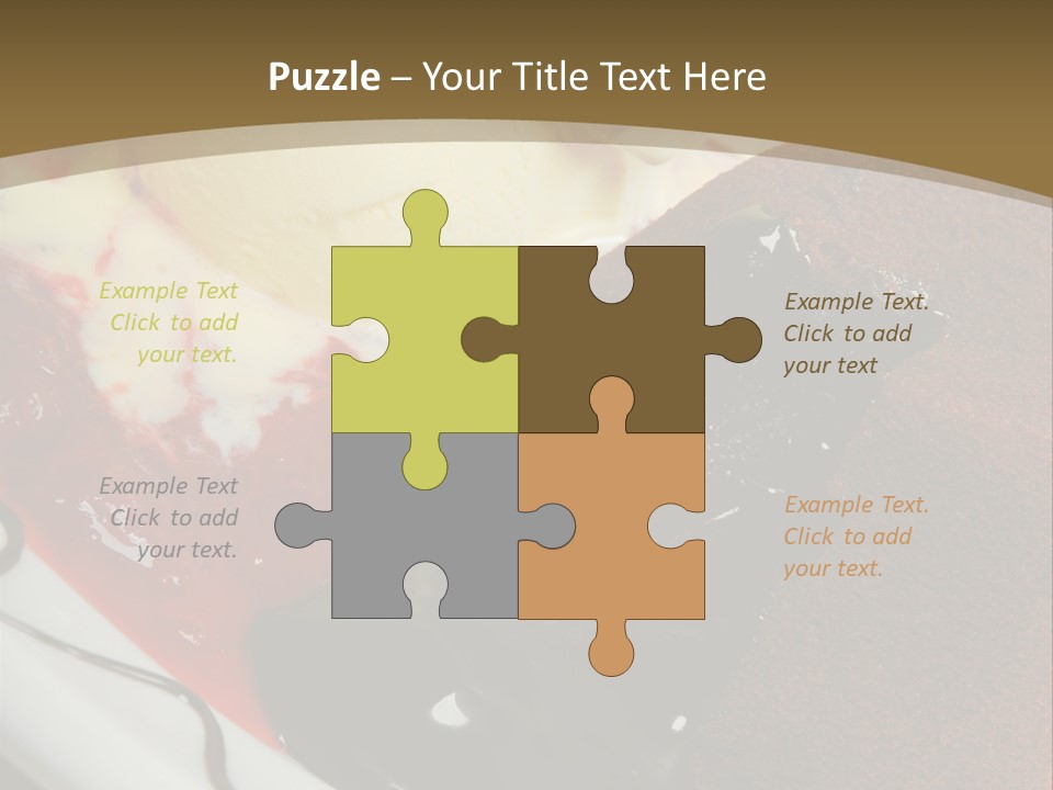 Cake Vertical Creamy PowerPoint Template