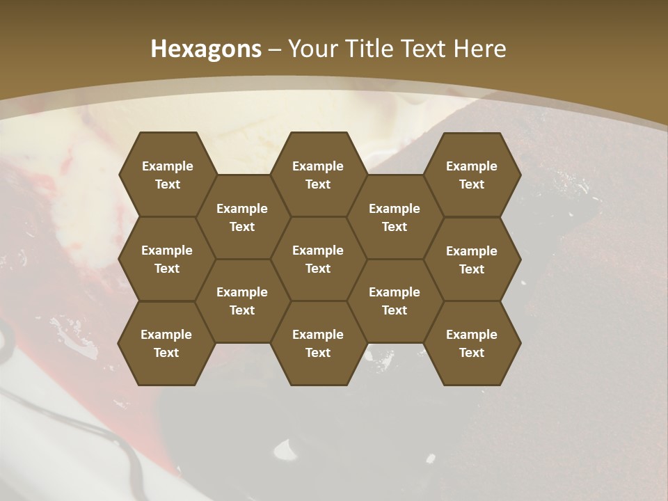 Cake Vertical Creamy PowerPoint Template