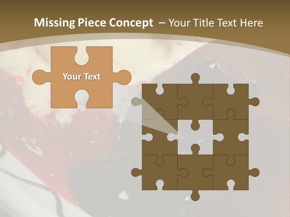 Cake Vertical Creamy PowerPoint Template