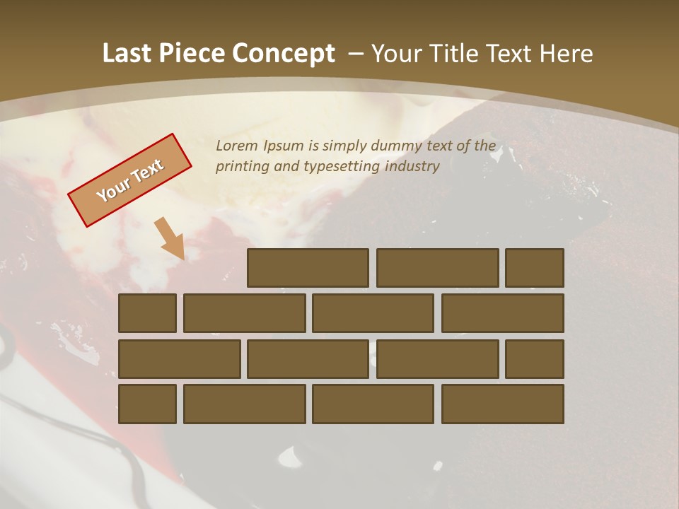 Cake Vertical Creamy PowerPoint Template
