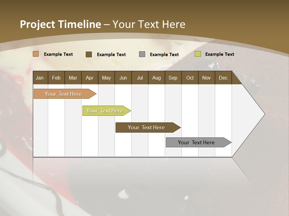 Cake Vertical Creamy PowerPoint Template