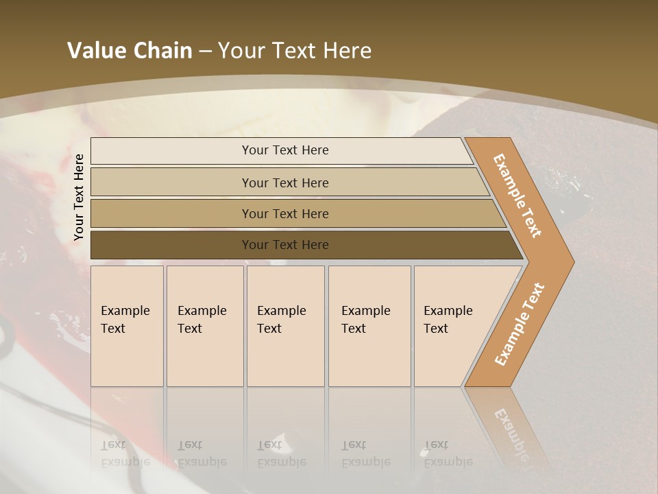 Cake Vertical Creamy PowerPoint Template