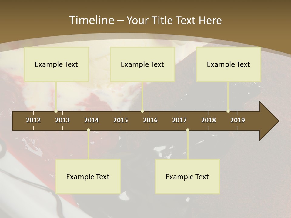 Cake Vertical Creamy PowerPoint Template
