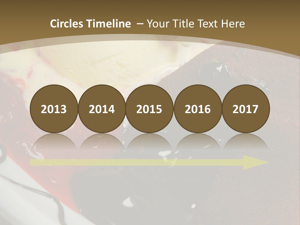 Cake Vertical Creamy PowerPoint Template