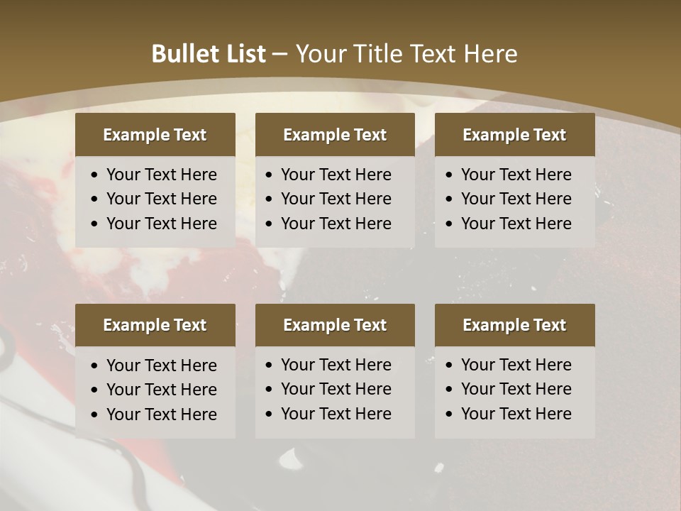 Cake Vertical Creamy PowerPoint Template