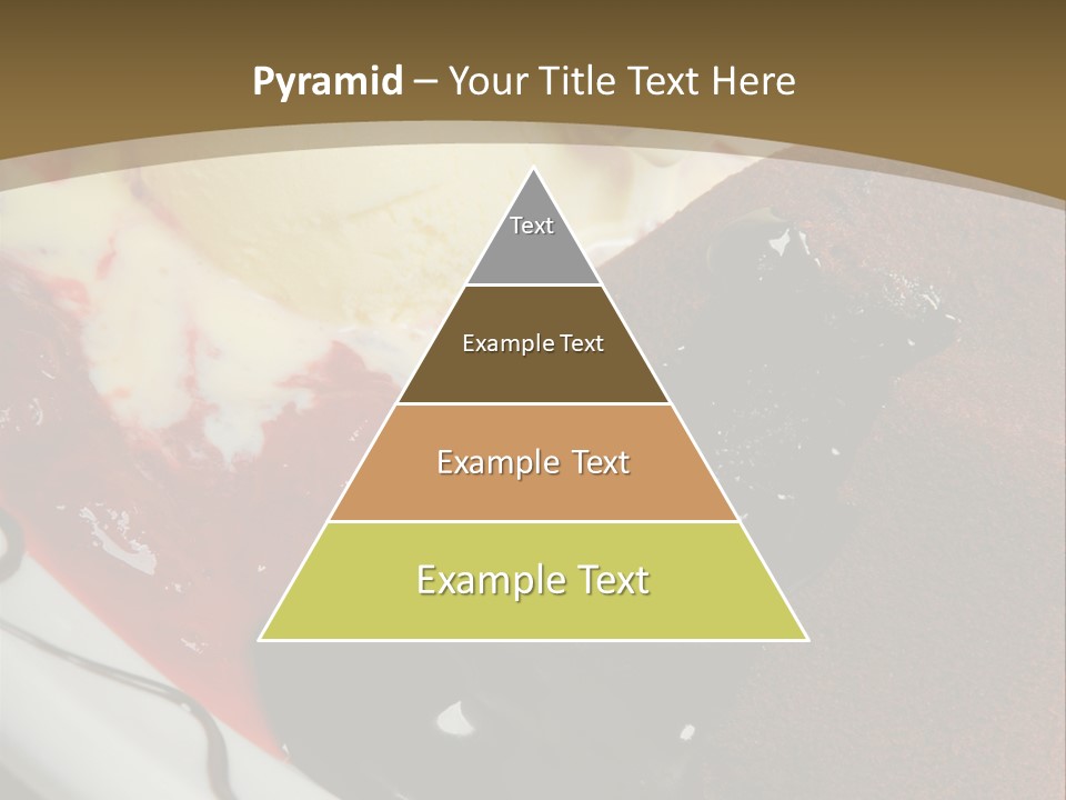 Cake Vertical Creamy PowerPoint Template