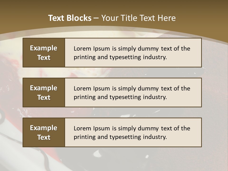 Cake Vertical Creamy PowerPoint Template