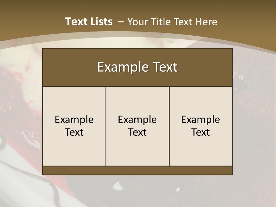 Cake Vertical Creamy PowerPoint Template