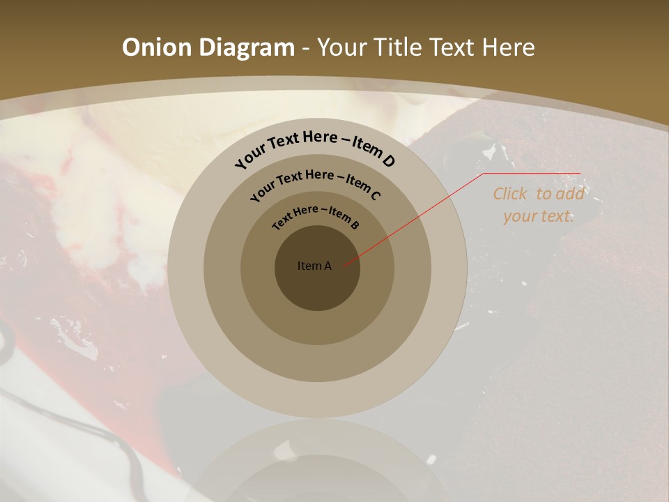 Cake Vertical Creamy PowerPoint Template