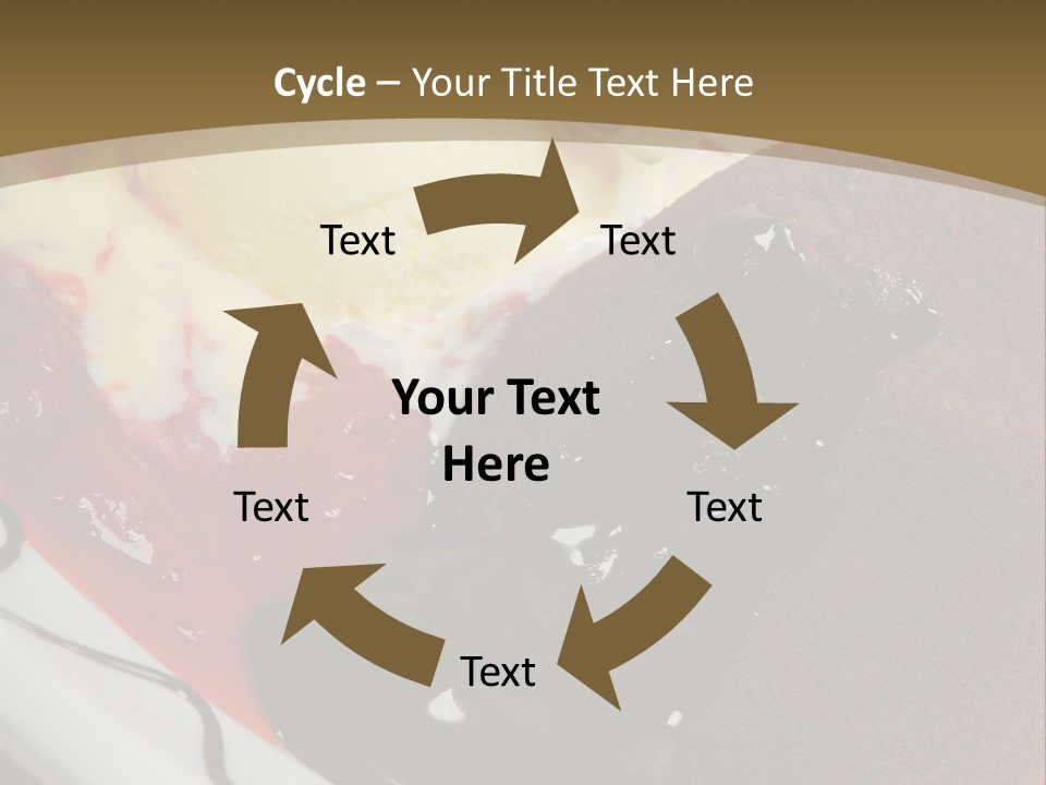 Cake Vertical Creamy PowerPoint Template