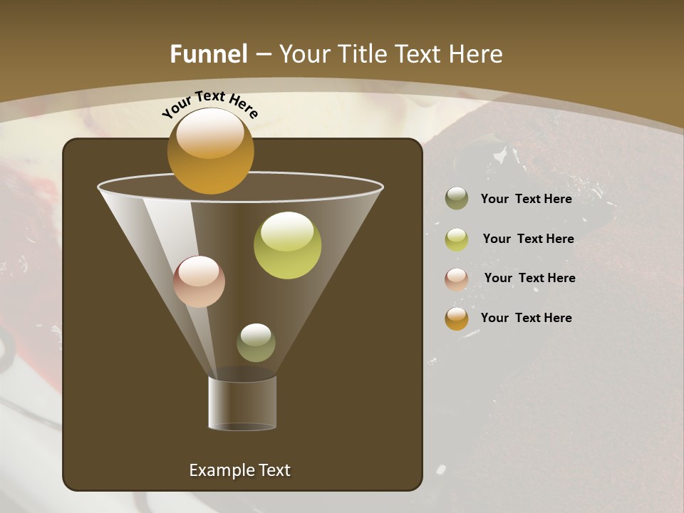Cake Vertical Creamy PowerPoint Template
