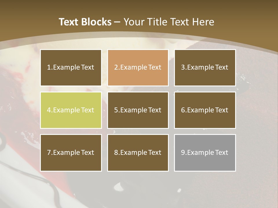 Cake Vertical Creamy PowerPoint Template