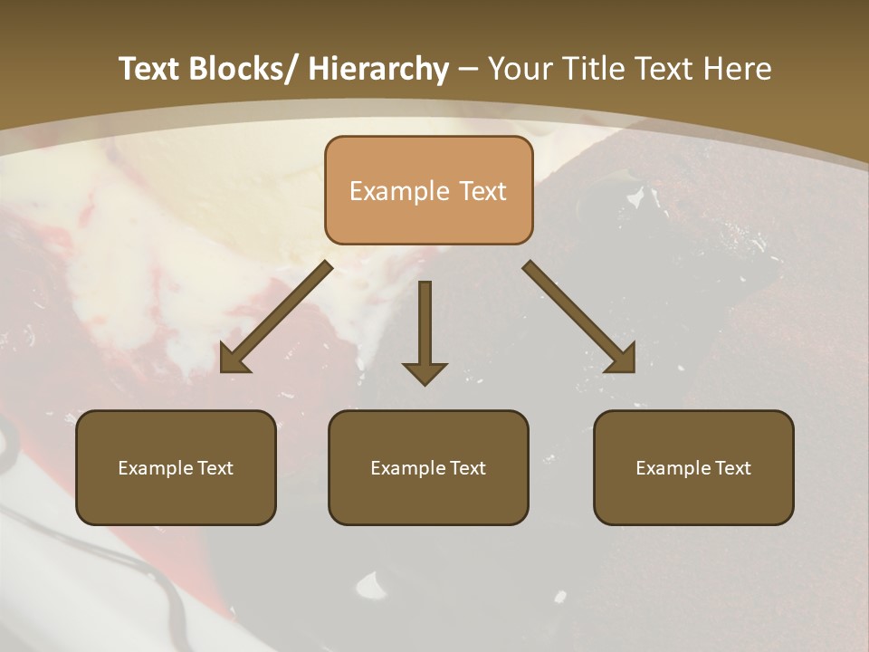 Cake Vertical Creamy PowerPoint Template