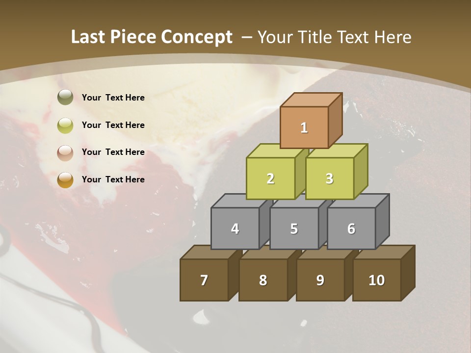 Cake Vertical Creamy PowerPoint Template