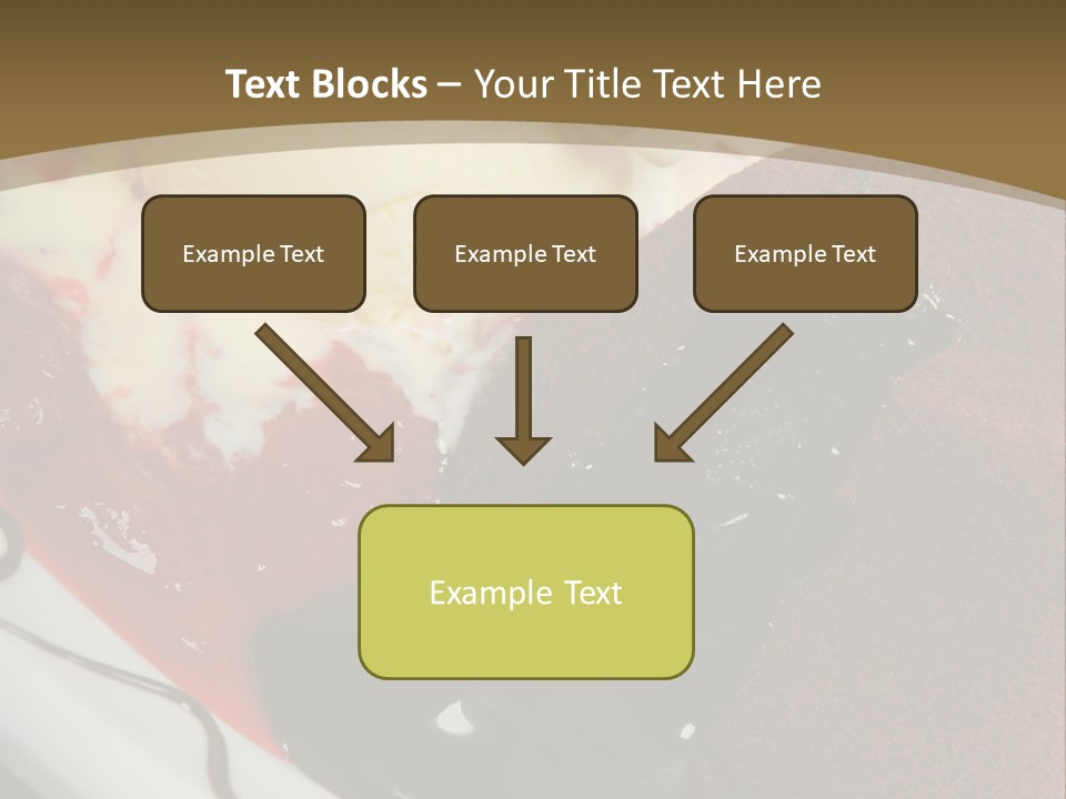 Cake Vertical Creamy PowerPoint Template