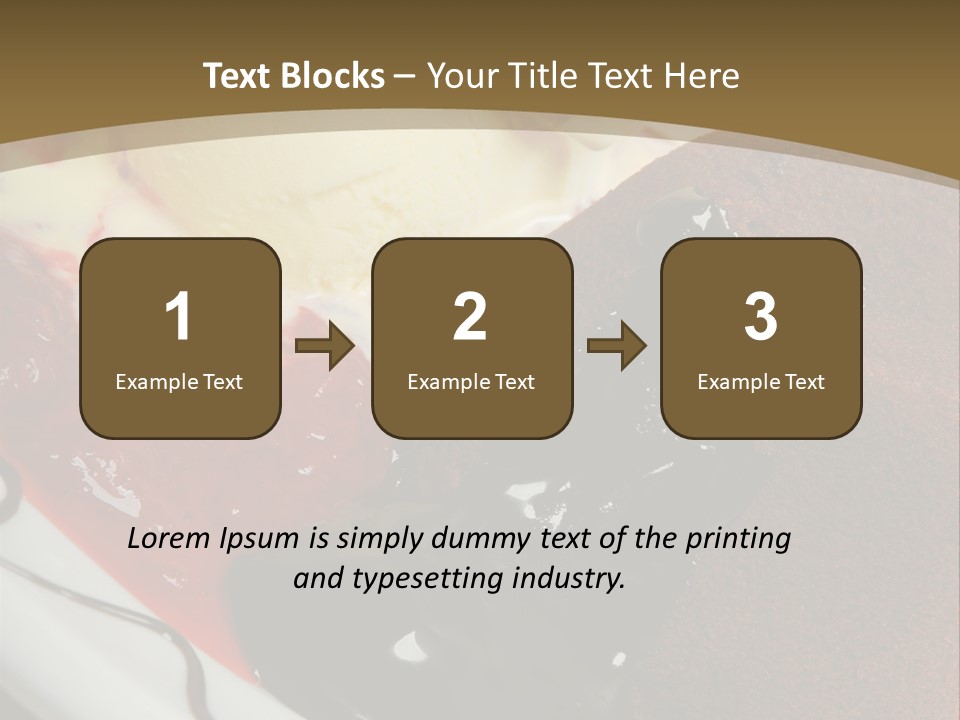 Cake Vertical Creamy PowerPoint Template