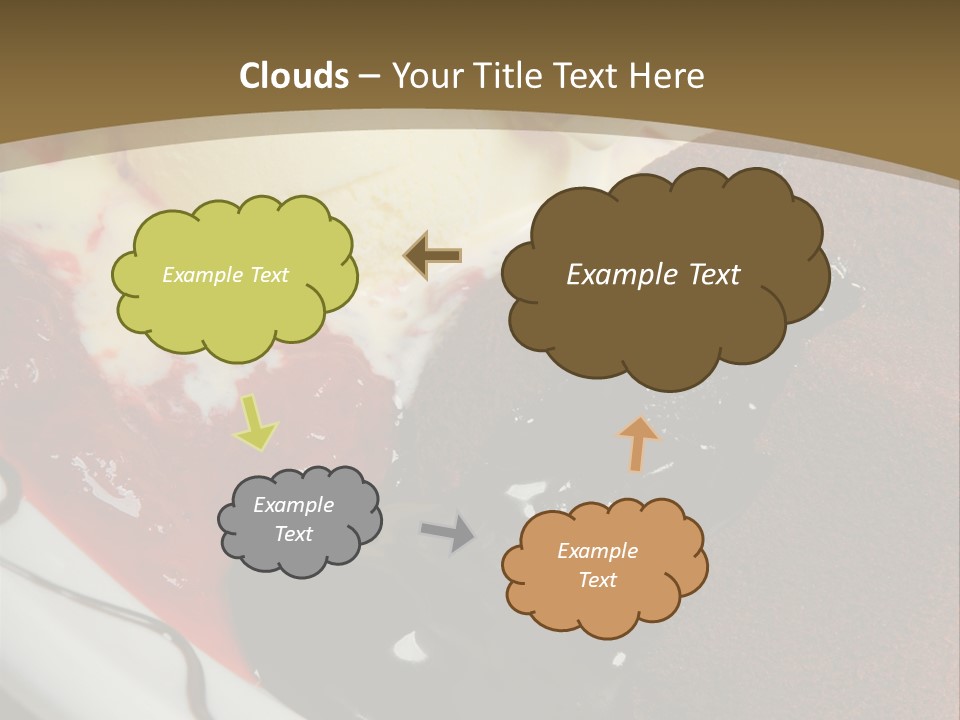 Cake Vertical Creamy PowerPoint Template