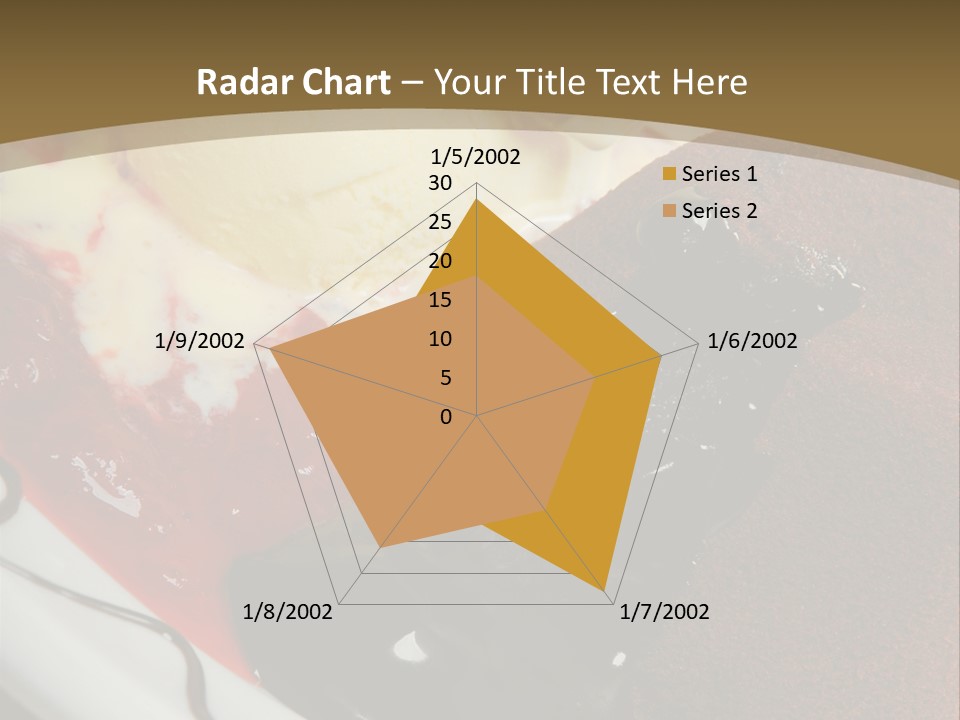 Cake Vertical Creamy PowerPoint Template