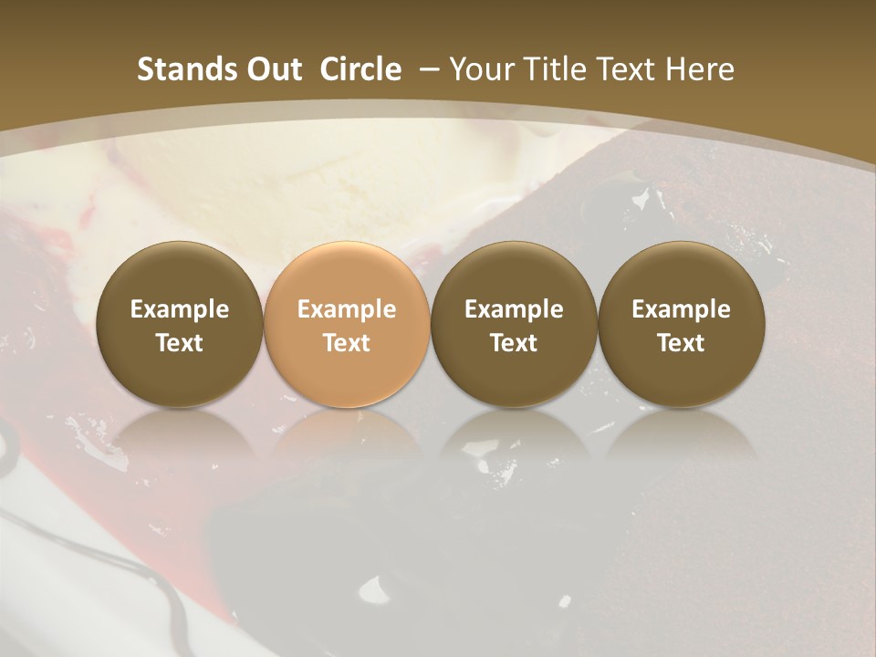 Cake Vertical Creamy PowerPoint Template