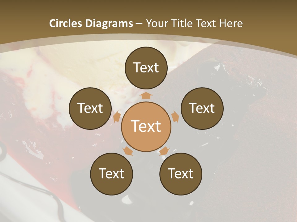 Cake Vertical Creamy PowerPoint Template