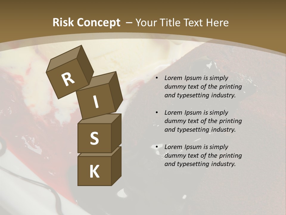 Cake Vertical Creamy PowerPoint Template