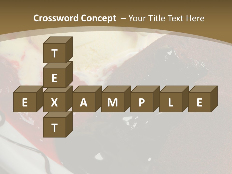 Cake Vertical Creamy PowerPoint Template