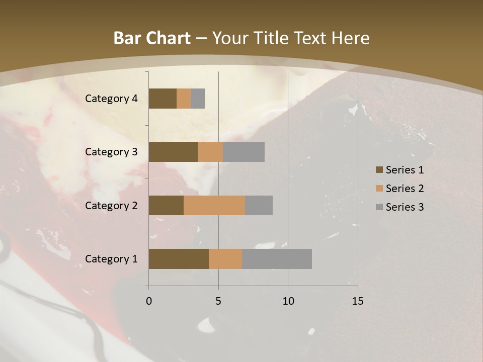 Cake Vertical Creamy PowerPoint Template