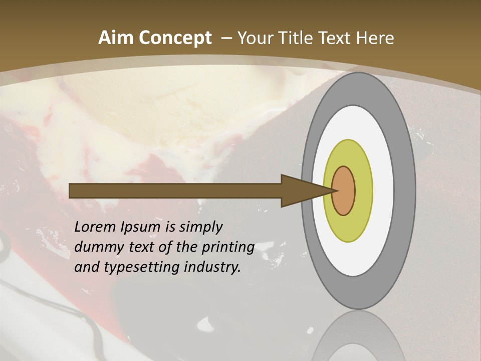 Cake Vertical Creamy PowerPoint Template