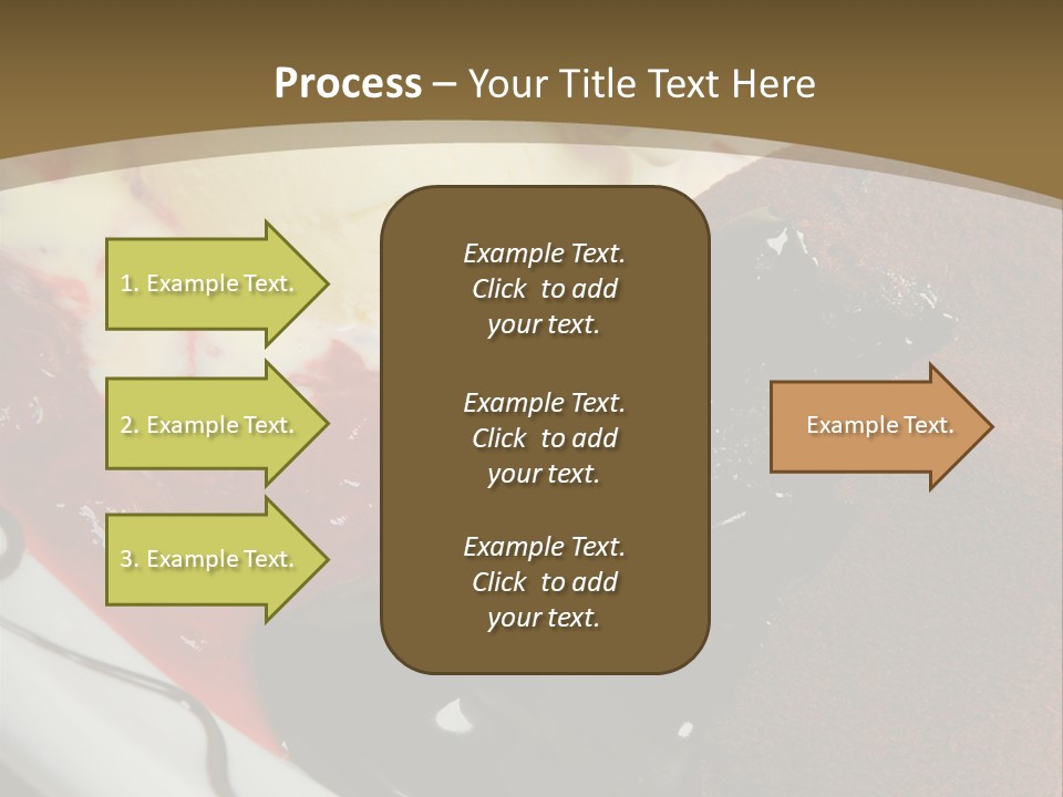 Cake Vertical Creamy PowerPoint Template