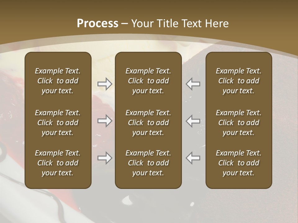 Cake Vertical Creamy PowerPoint Template