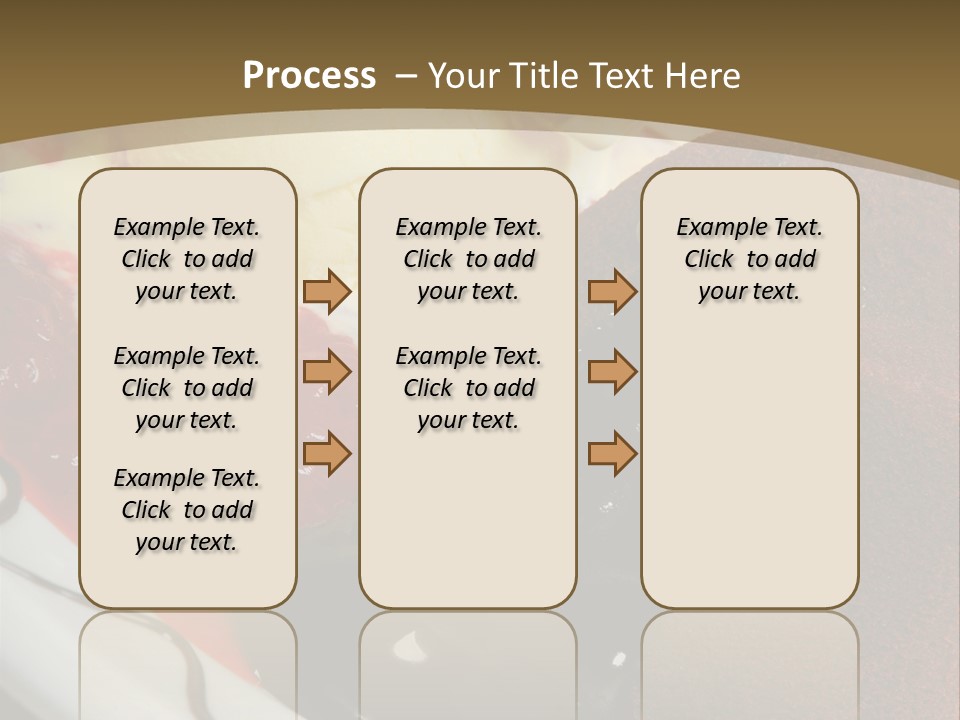 Cake Vertical Creamy PowerPoint Template