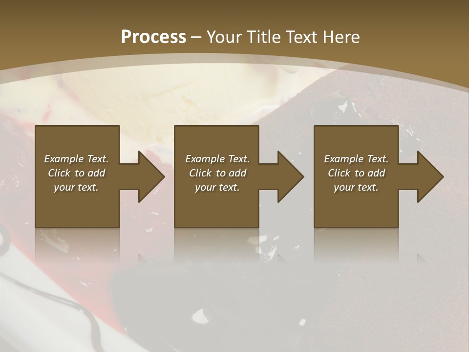 Cake Vertical Creamy PowerPoint Template
