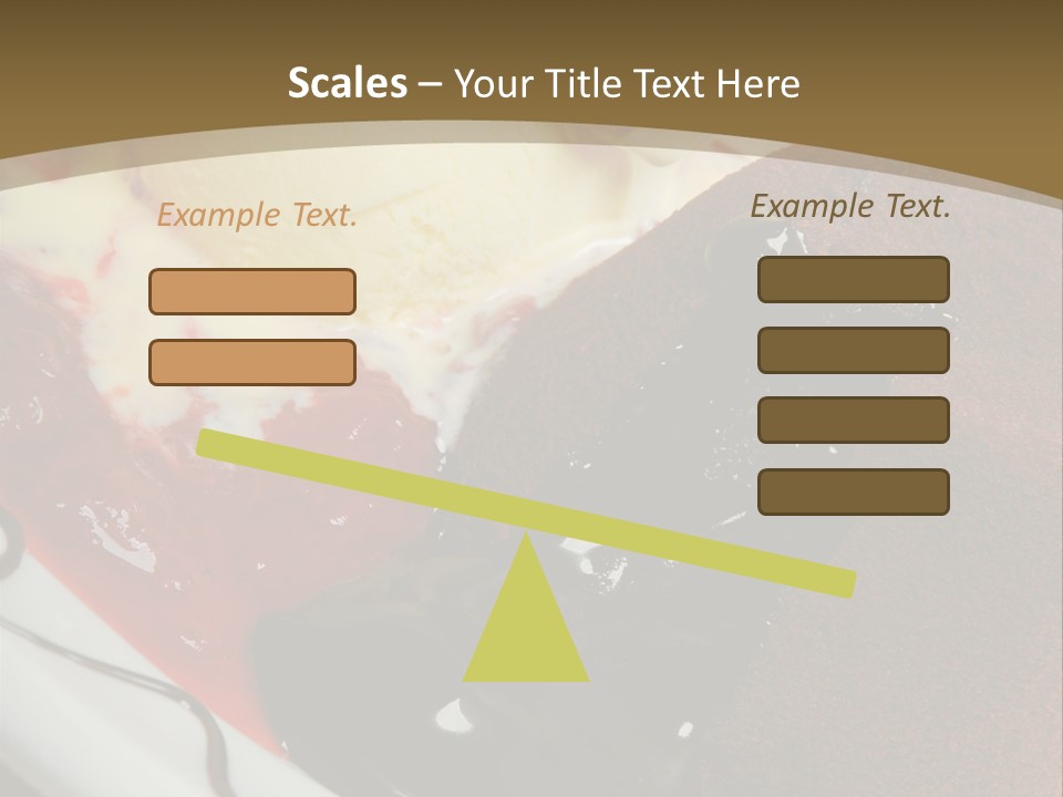Cake Vertical Creamy PowerPoint Template