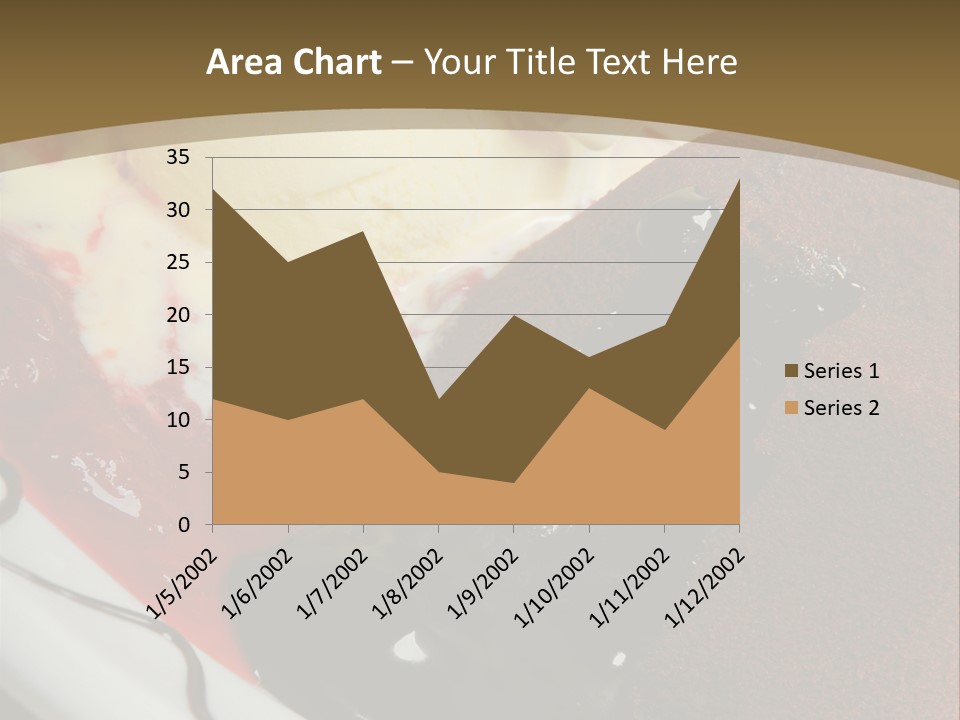 Cake Vertical Creamy PowerPoint Template