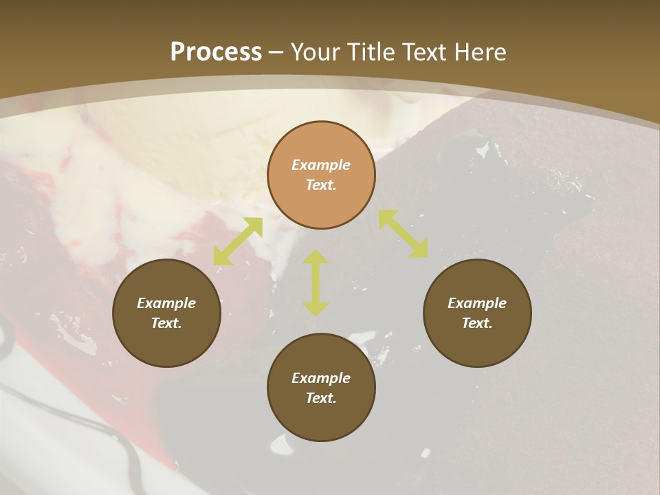 Cake Vertical Creamy PowerPoint Template