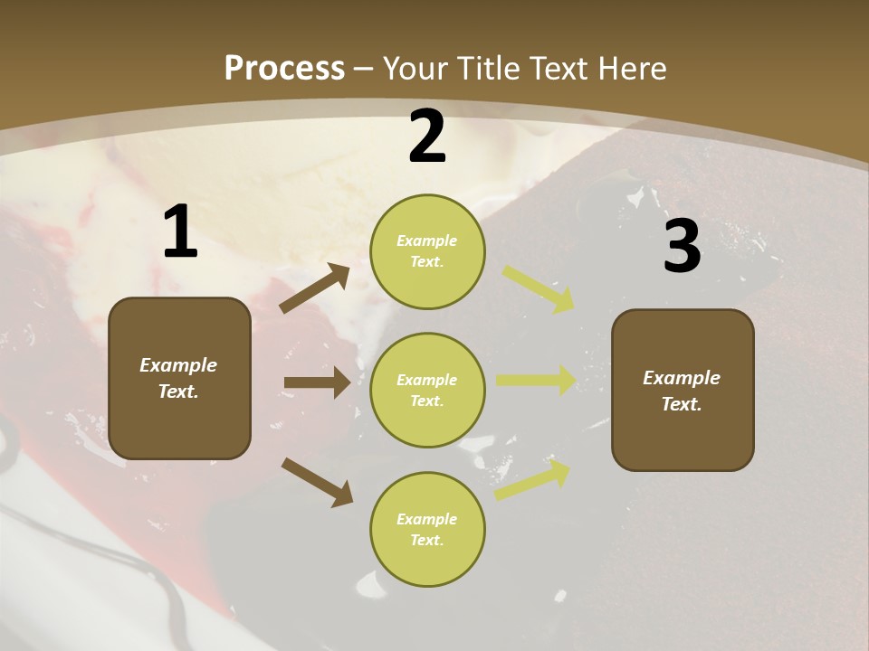 Cake Vertical Creamy PowerPoint Template