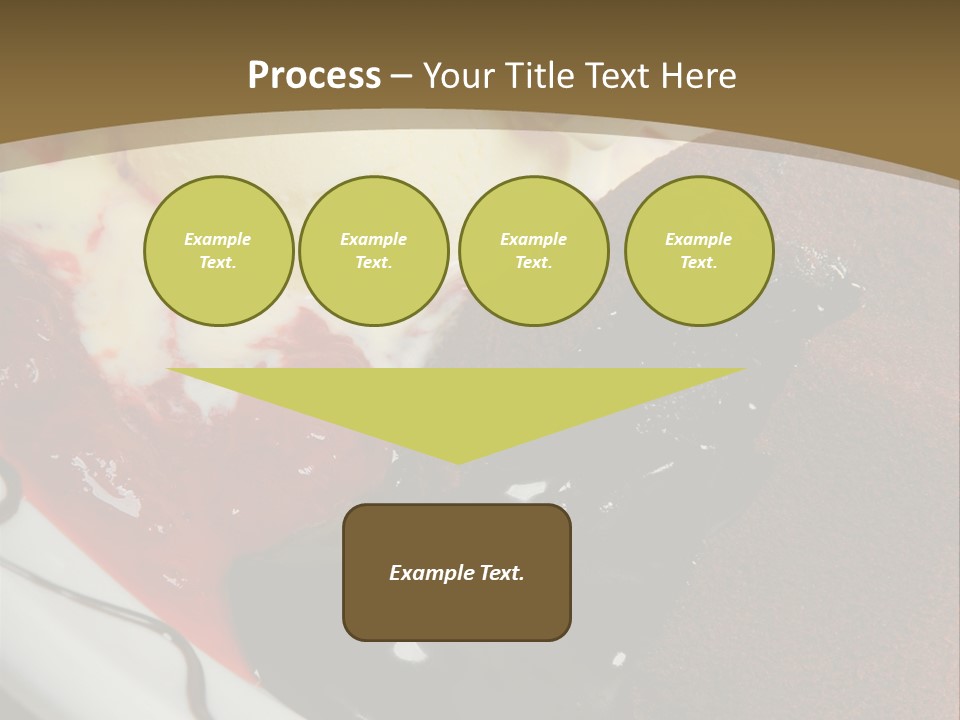Cake Vertical Creamy PowerPoint Template