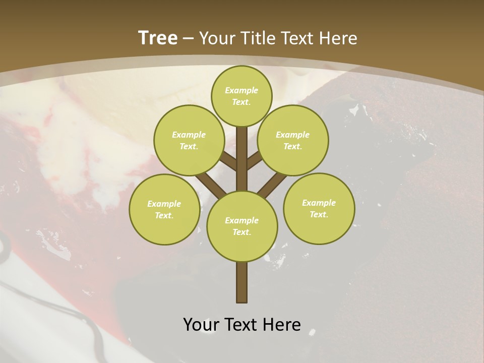 Cake Vertical Creamy PowerPoint Template