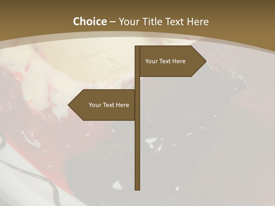 Cake Vertical Creamy PowerPoint Template