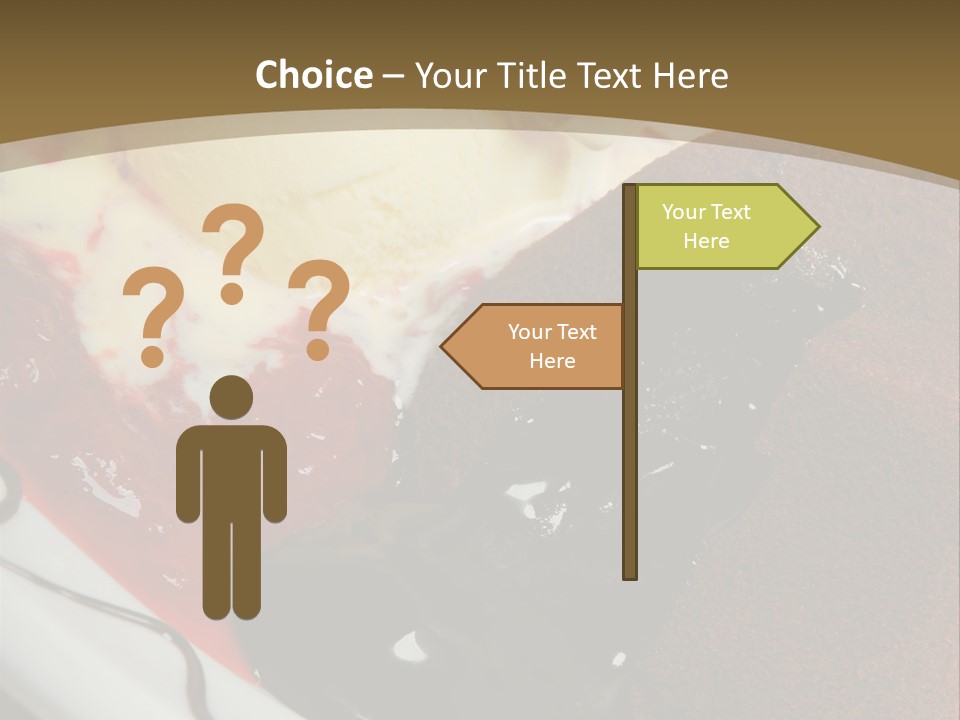 Cake Vertical Creamy PowerPoint Template