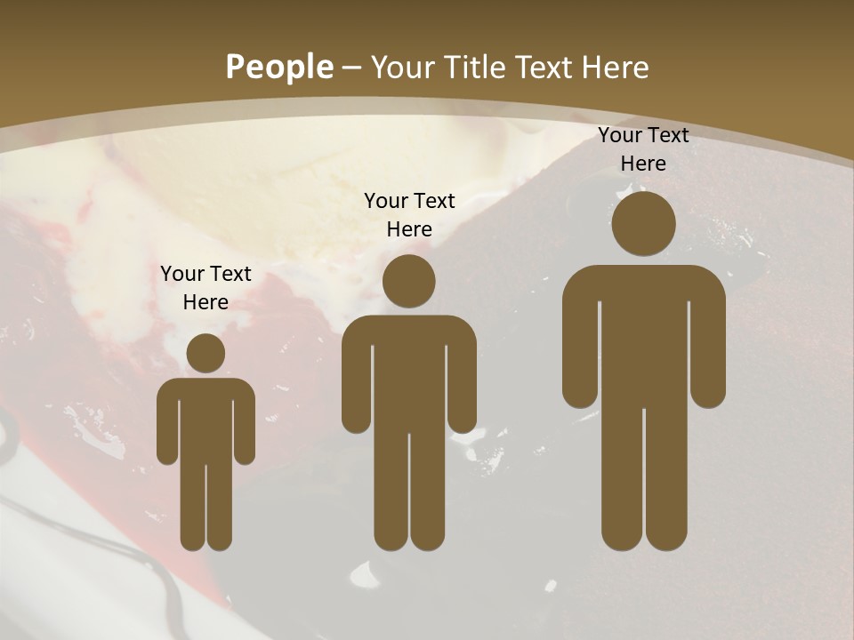 Cake Vertical Creamy PowerPoint Template