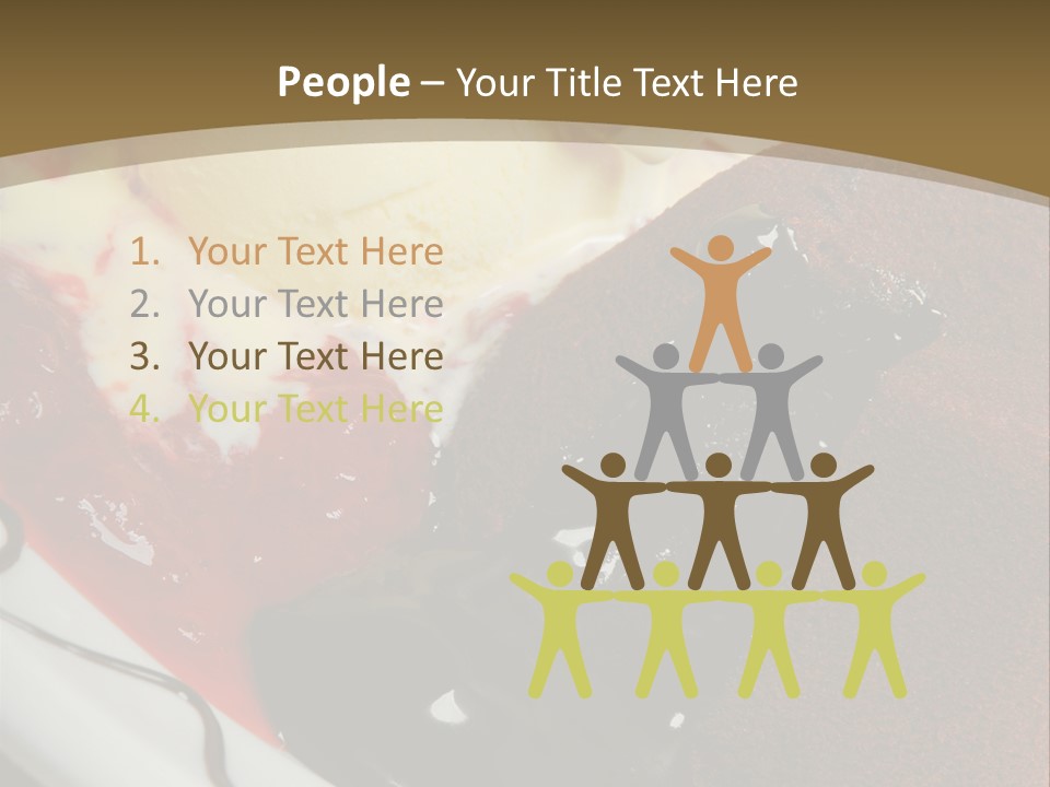 Cake Vertical Creamy PowerPoint Template