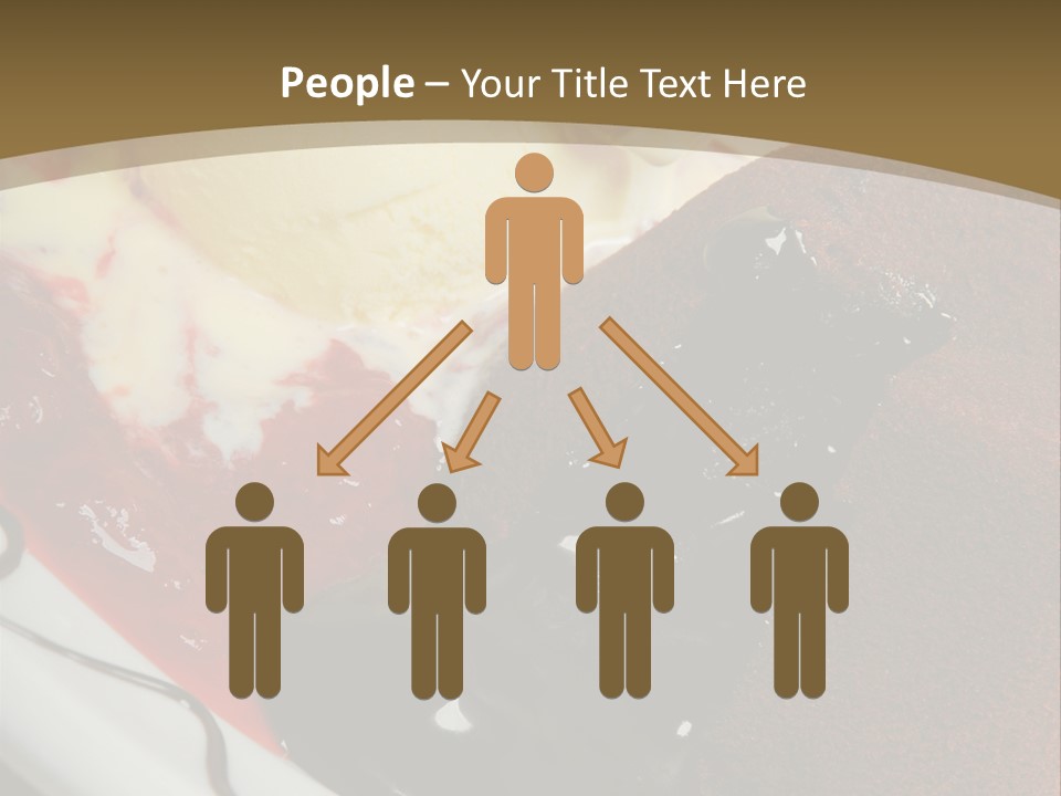 Cake Vertical Creamy PowerPoint Template